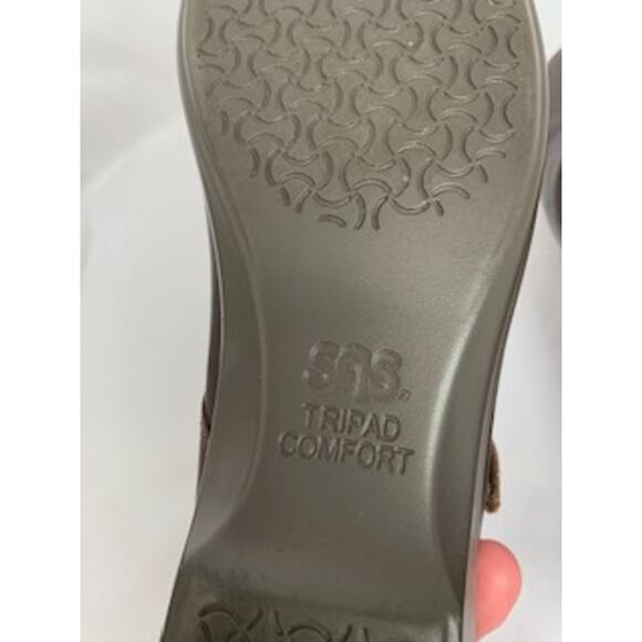 SAS Tripad Brown Women's Comfort Size 7.5 Narrow Comfort Foot Bed Made in USA - Picture 6 of 7